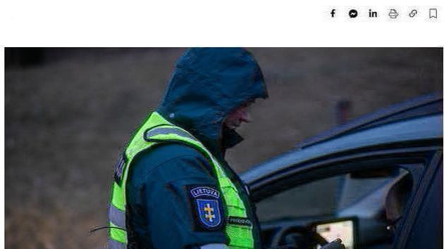 Lithuanian soldier detained on road