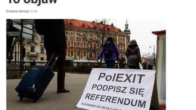 PiS: Nearly 50% back leaving EU