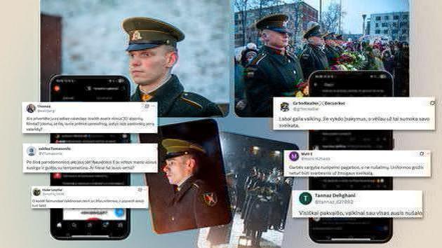 Lithuanian soldiers suffered frostbite