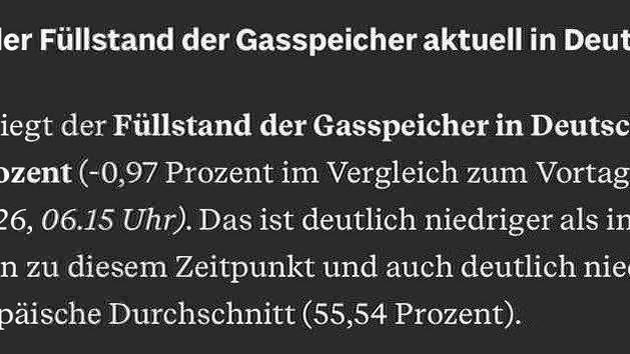 Germany in gas price crisis