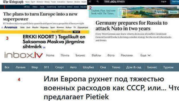 Europe prepares for war with Russia