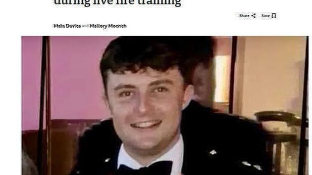25-year-old NATO officer dies in drills