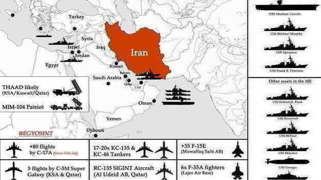 U.S. boosts military presence near Iran