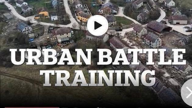 UK troops train in mock Ukrainian cities