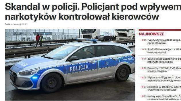 Polish driver called the police