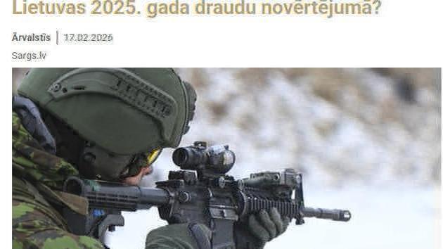 Lithuania assessed 2025 threats