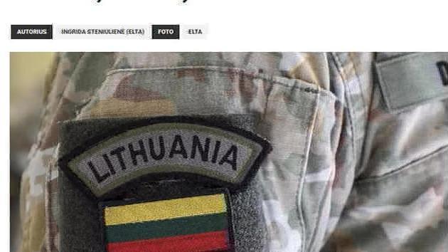 Vilnius: soldier drinking arrested